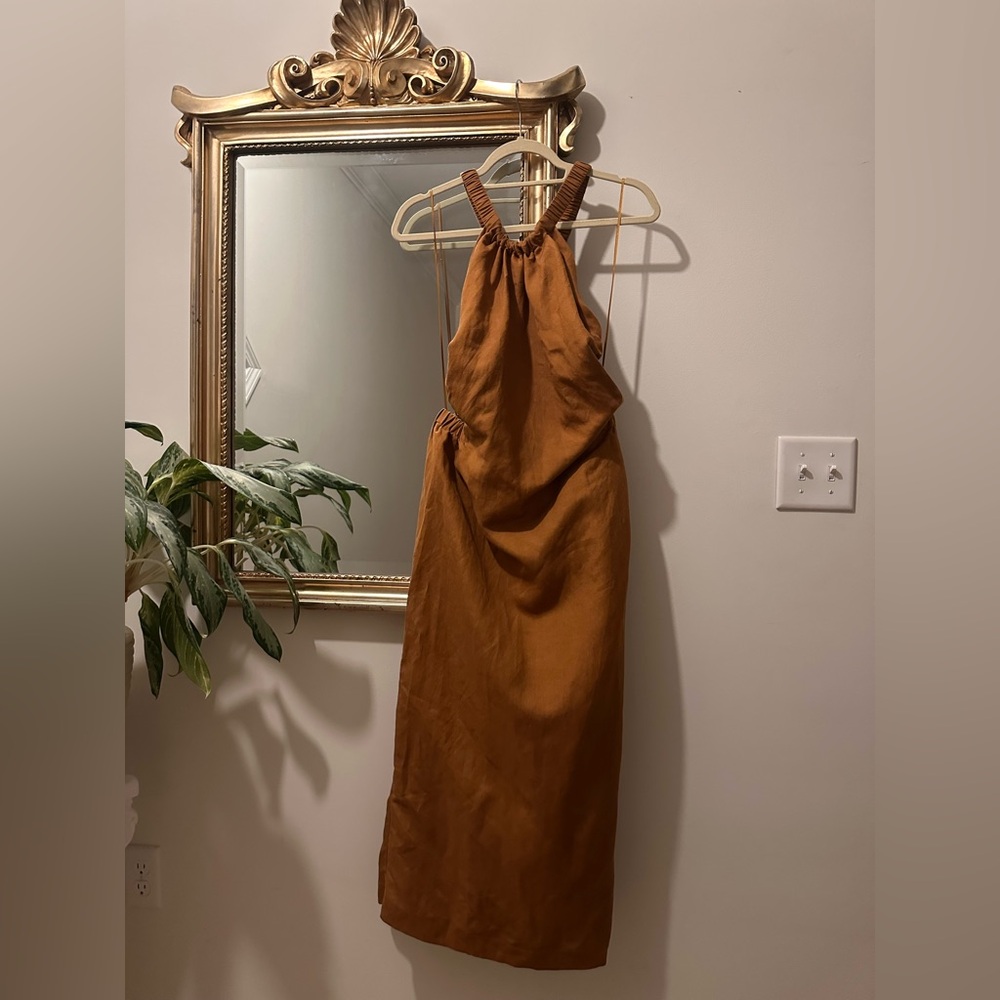 Bardot Grecian Amara Halter Midi Dress (10) - Picture 13 of 14